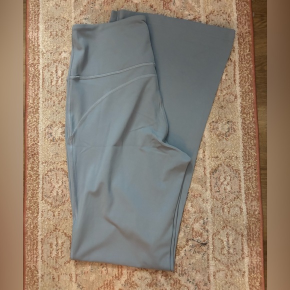 Grey Lululemon Flare Leggings - Picture 1 of 5